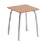 Табурет кухонный 320х320 мм ЛДСП Бук/Алюминий_3680379