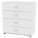 Комод Алиса(K1)856х801х459ручкаскоба96мм(Белый)_354556
