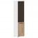 Шкаф-колонка комбинированная левая EDIS EHCS 42.2 L Дуб Денвер светлый Черный Белый_3654083