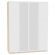 Шкаф распашный R-230х180х45-1-PO-M(ДСС-Белый)_353006