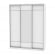 Шкаф-купе B-230х180х60-1(Белый-D7D8D7)_355907