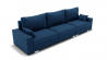 Диван Мартин-2 угол левый/правый (ЗР) Цвет фасада: Синий; Тип: Левый/правый; Материал фасада: Металл/Велюр_867611