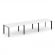 Стайл Проджект Стол переговорный SN-59P.SPRG-021.3 Белый/Металл Черный 2940*980*750 _3856079