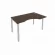 Стол письменный METAL SYSTEM Б.СА-2 Пр Венге/Серый_237443