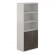 Шкаф высокий Atlas NZ-0312.GS.BT Серый камень Бренсон Трюфель_3239410
