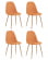 Комплект из четырех стульев Валенсия SN оранжевый 4 шт_1184550