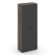 Шкаф-гардероб Дюкс DX.GB-001 Каштан Сиерра/Базальт/Ручка Черный Мат.Гл. 800*430*2100_4516819