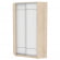 Шкаф-купе Белла(H10)2200х1153х1153(ДСС-Белый-D7D7)_357538