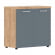 Шкаф с глухими малыми дверьми и топом Torr LUX TLLC 85.1 Дуб Бофорд Серо-голубой_542448