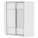 Шкаф-купе YA-198х1400-568-3(Белый-D4D3)_344219