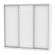 Шкаф-купе B-230х235х60-3(Белый-D9D9D9)_356505