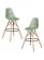 Стул барный DOBRIN DSW BAR (ножки светлый бук, цвет мятный (NX-G-09)) 2 шт_3636926