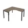 Стол письменный METAL SYSTEM Б.СА-3 Л Вяз/Антрацит_237457