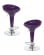 Стул барный DOBRIN BOMBA (фиолетовый металлик) 2 шт_3636717