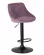 Стул барный DOBRIN LOGAN BLACK Пудрово-сиреневый велюр MJ9-52_266793