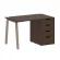 Стол письменный HOME OFFICE VR.SP-3-118.4.A Венге Цаво/Мокко металл_228465