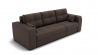 Диван Сенатор-2 НПБ угол левый/правый (ЗР) Цвет фасада: Коричневый; Тип: Левый/правый; Материал фасада: Металл/Велюр_888200