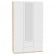Шкаф распашный R-230х135х60-2-PO-M(ДСС-Белый)_352980