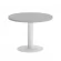 Стол журнальный круглый HOME OFFICE VR.SP-5-60.1G Серый/Белый металл_230060