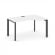 Стайл Проджект Стол рабочий эргономичный SN-59P.SPA-001(R) Белый/Металл Антрацит/Черный Заглушка 138 _3856948