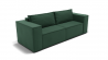 Диван Рашт (ЗР) Цвет фасада: Зеленый; Тип: Прямой; Материал фасада: Металл/Велюр_866109