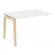 Оникс Вуд Наборный эл. раб. станции OW.1.NRS-2.8 Белый Бриллиант/Дуб Светлый/Металл Белый 1180*800*7 _4464221