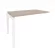 Наборный элемент рабочей станции на П-образном м/к ONIX O.MP-1.NRS-2.7 Дуб Аттик/Белый_240327