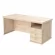 Стол для руководителя RDT 188(R) Дуб Девон_54703