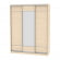 Шкаф-купе B-230х180х60-1(ДМ-D7D8D7)_355910