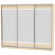 Шкаф-купе B-220х270х60-2(ДМ-D10D10D10)_359052