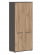 Шкаф с глухими дверьми EDIS EHCS 85.1 Дуб Денвер светлый Мокко Мокко_3652705