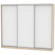 Шкаф-купе B-220х270х60-2(ДСС-Белый-D9D9D9)_359046