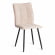 Стул обеденный Bari LT, велюр, бежевый/черный, 7, 41х55х89 см_2632662