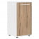 Шкаф колонка с глухой малой дверью EDIS ELCS 42.1 Дуб Денвер светлый Белый Белый_3653899