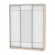 Шкаф-купе B-230х180х60-1(ДСС-Белый-D7D8D7)_355917