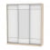 Шкаф-купе B-230х200х60-2(ДСС-Белый-D7D8D7)_356229