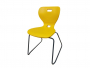 Стул универсального назначения AURA L (рост 6) Желтый/Каркас полимерный хром_3680957