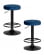 Табурет барный DOBRIN BRUNO BLACK (синий велюр (MJ9-117)) 2 шт_3636506