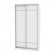 Шкаф-купе B-220х120х60-1(Белый-D7D7)_357611