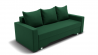 Диван Квадро-3 ПБ (ЗР) Цвет фасада: Зеленый; Тип: Прямой; Материал фасада: Металл/Велюр_852486