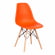 Стул CINDY (EAMES) (mod. 001) / 1 шт. в упаковке дерево бук/металл/сиденье пластик, 51x46x82.5см, оранжевый/orange_1013437