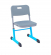 Стул ученический SMARTY регулируемый по высоте (рост 3-5) Голубой/Серый_3680933