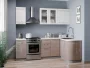 Кухонный гарнитур 2400 угловой Анастасия №2 Белый Капучино_266538